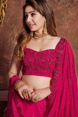  Designer Georgette Lehenga Choli 