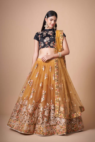 gold lehenga choli online usa shopping