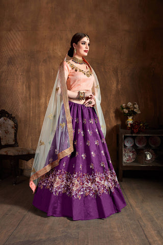 Purple Lehenga Bridal