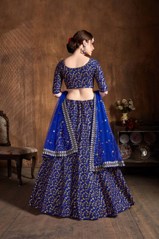 Royal blue Lehenga Choli