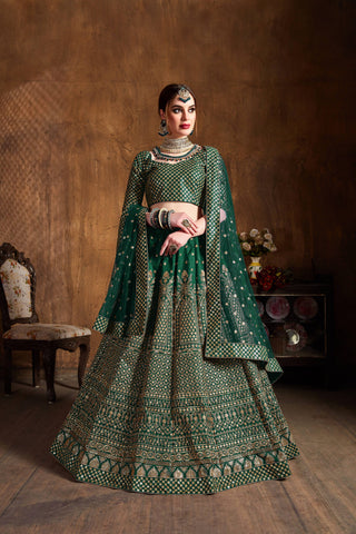 Light green lehenga for wedding