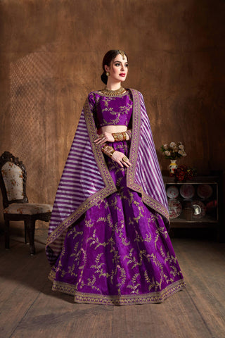 Purple Lehenga Bridal