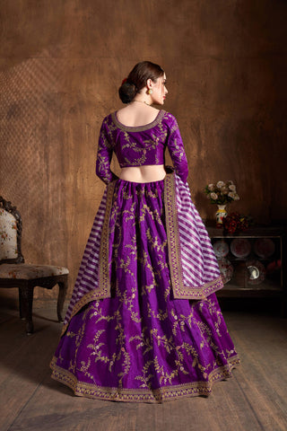 Purple lehenga for wedding with price in india