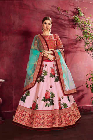 Heavy Banglori Silk Lehenga