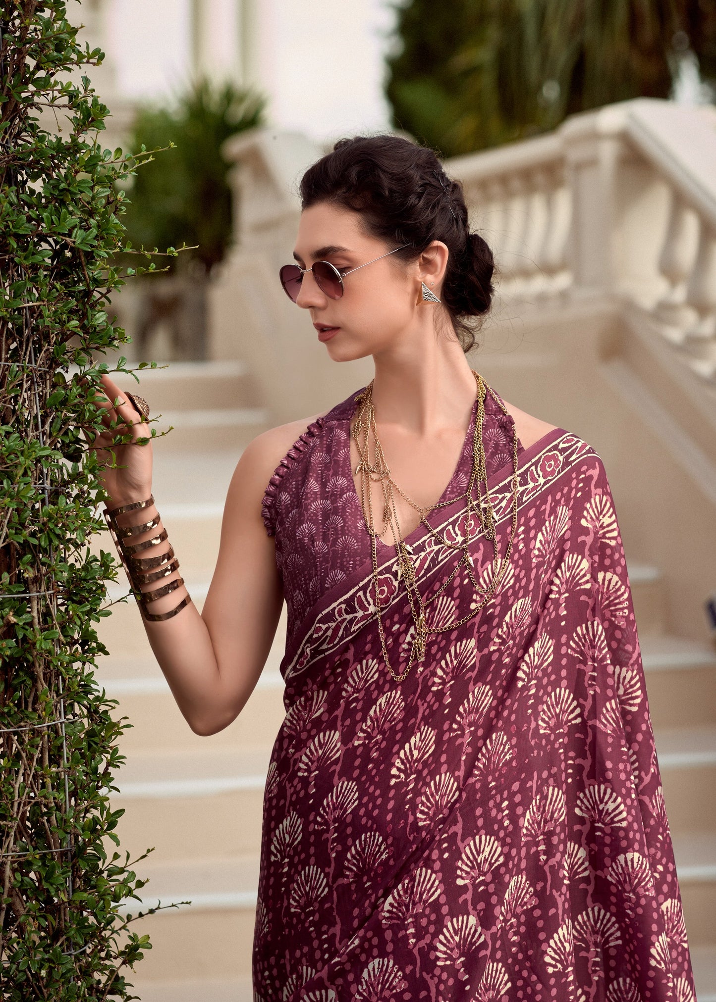 Pure mulmul Cotton Saree
