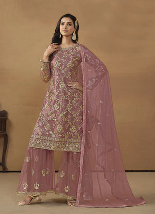 Pink Sharara Suit for Wedding
