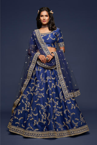 Blue Lehenga Choli