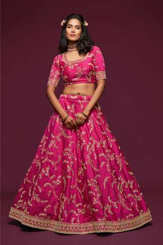 Dark Pink Lehenga Bridal