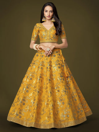 Yellow Lehenga for Wedding