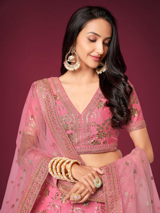 Peach Lehenga Bridal