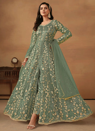 Pista salwar suit for women with dupatta
