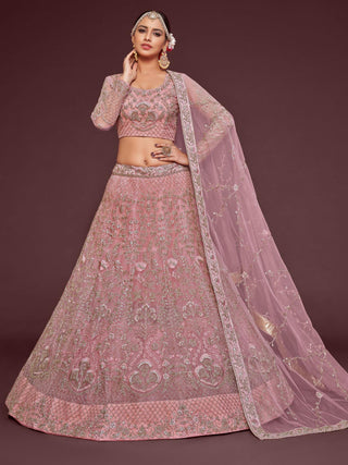 Lehenga with Pearl work