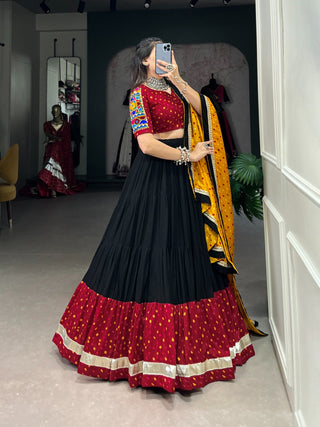 Black chaniya choli for navratri online
