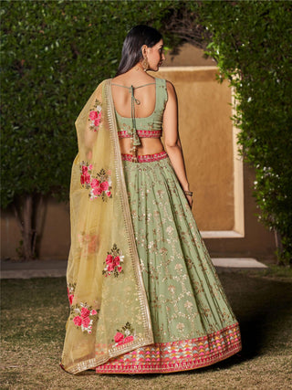 Indian Georgette Lehenga