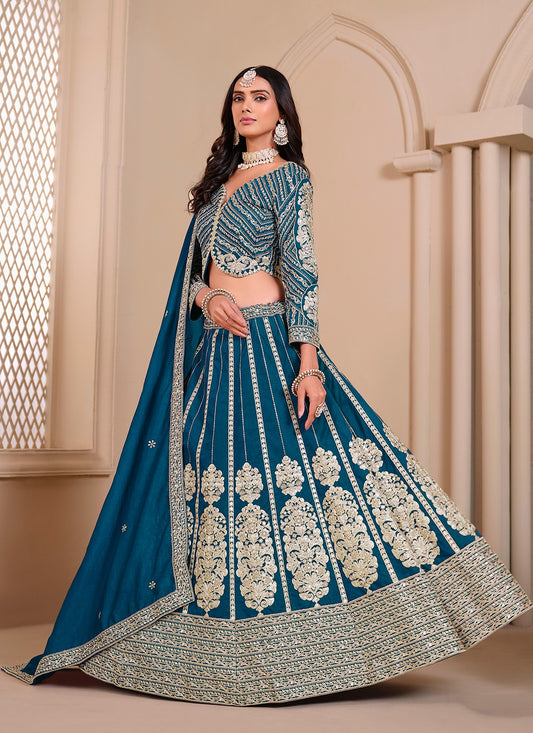 Rama color art silk lehenga choli for women online
