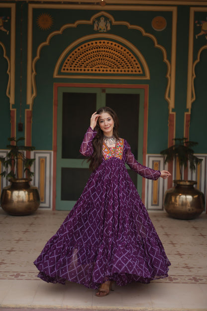 Traditional navratri gown