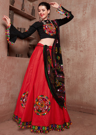 Simple chaniya choli for Navratri
