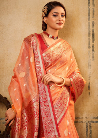 Tissue weaving sarees online shopping 
