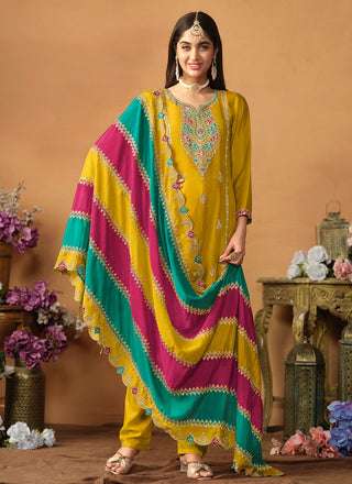 Yellow Color salwar suit