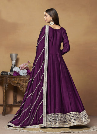 Silk Gown Dress With Dupatta
