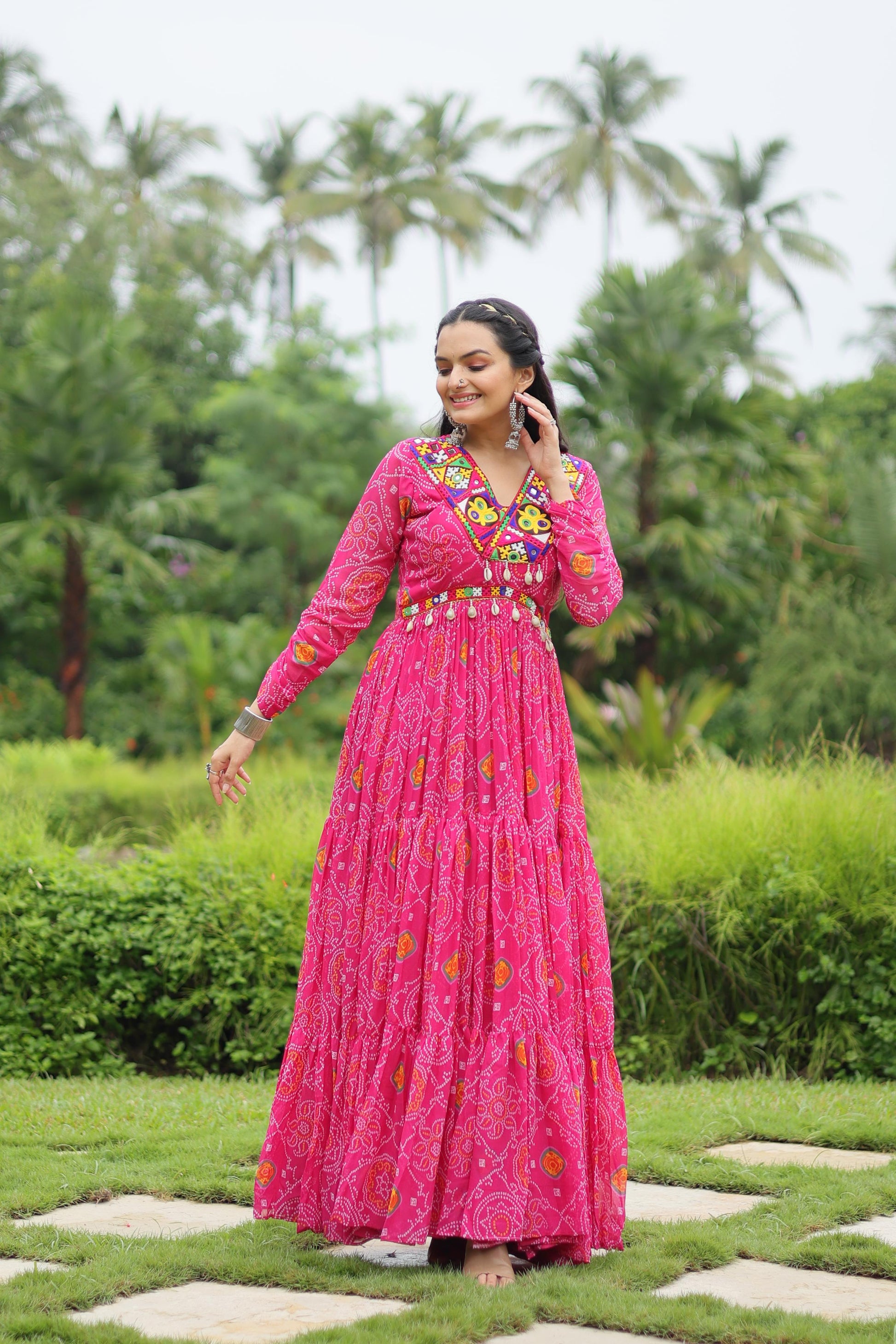 Pink tradiional gown