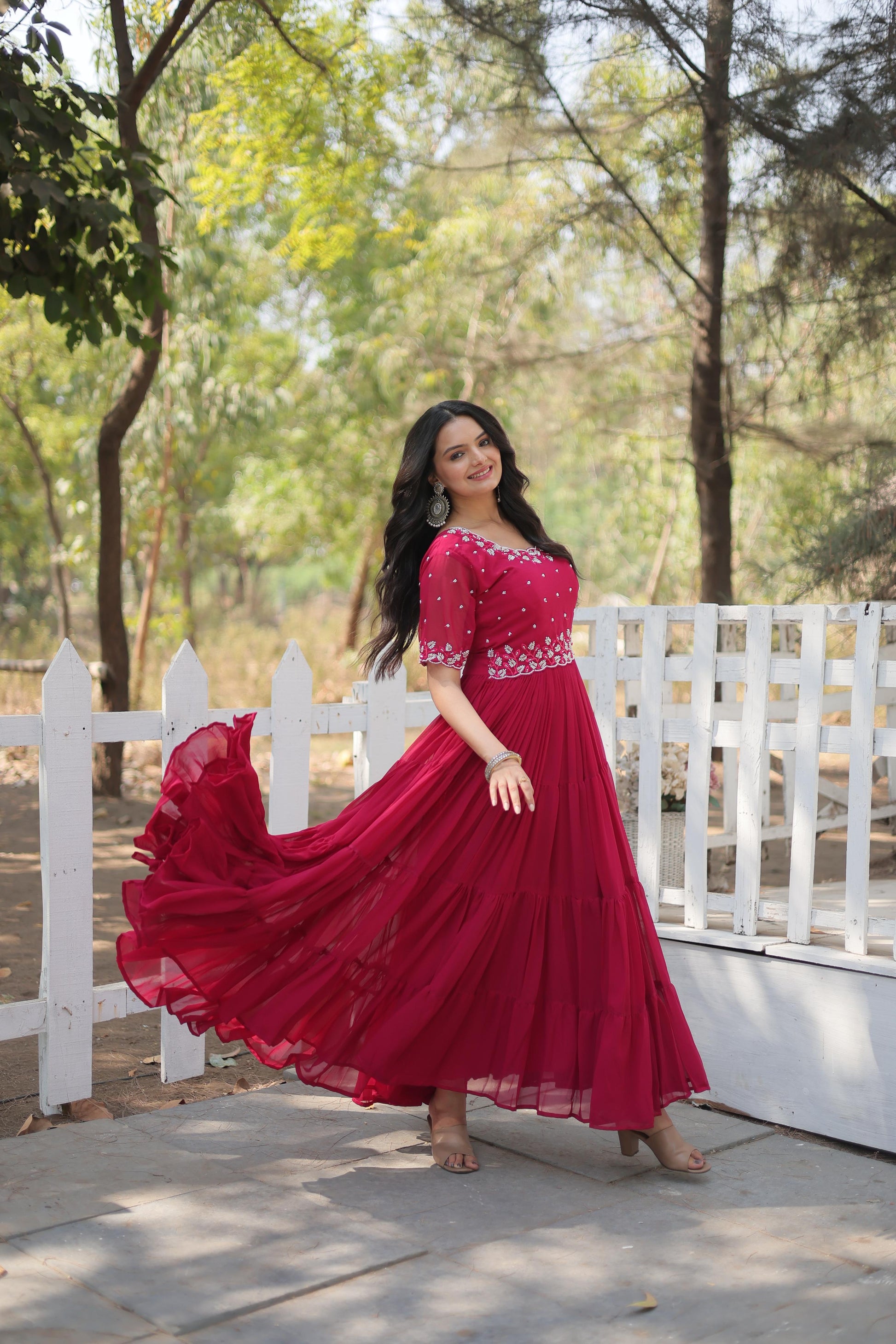 Maxi pink Gown