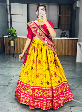 Yellow Lehenga Choli for Haldi
