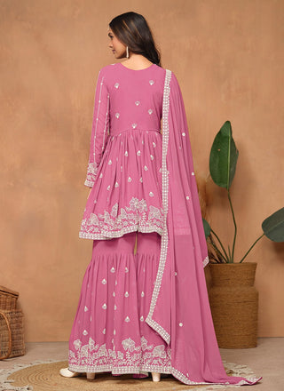 Pink Sharara Suit online 
