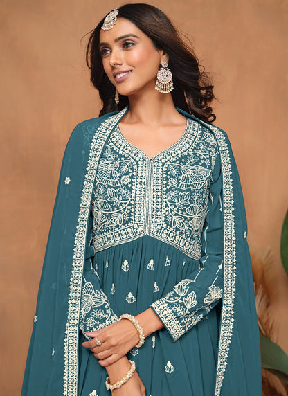 Rama georgette sharara suit online shopping
