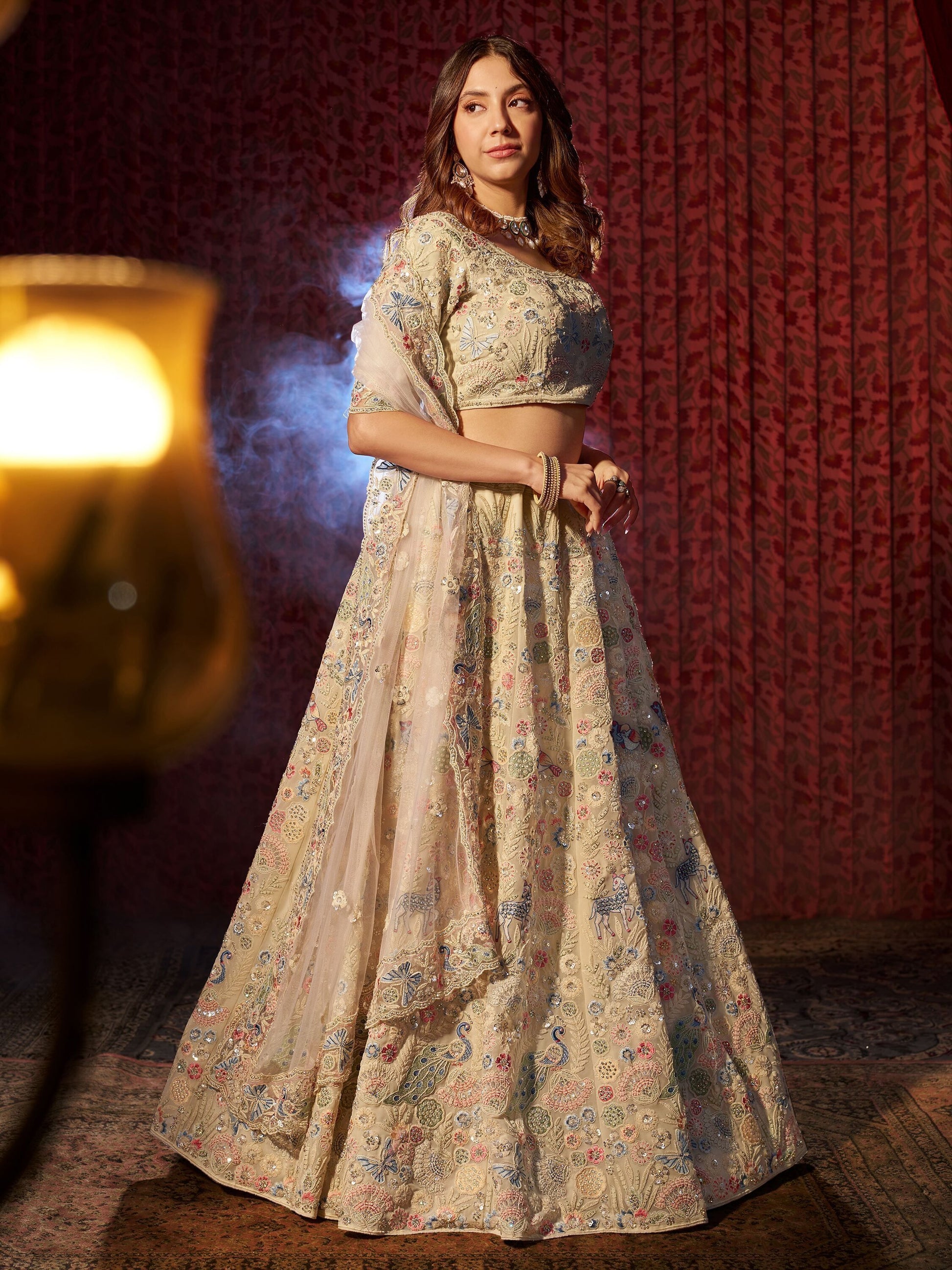 White Lehenga Choli for Wedding
