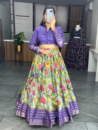 Purple Lehenga for Wedding
