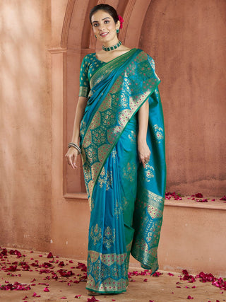 Rama Green Silk Saree
