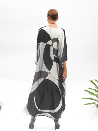 Luxury Silk Caftan Regular Wear For Women