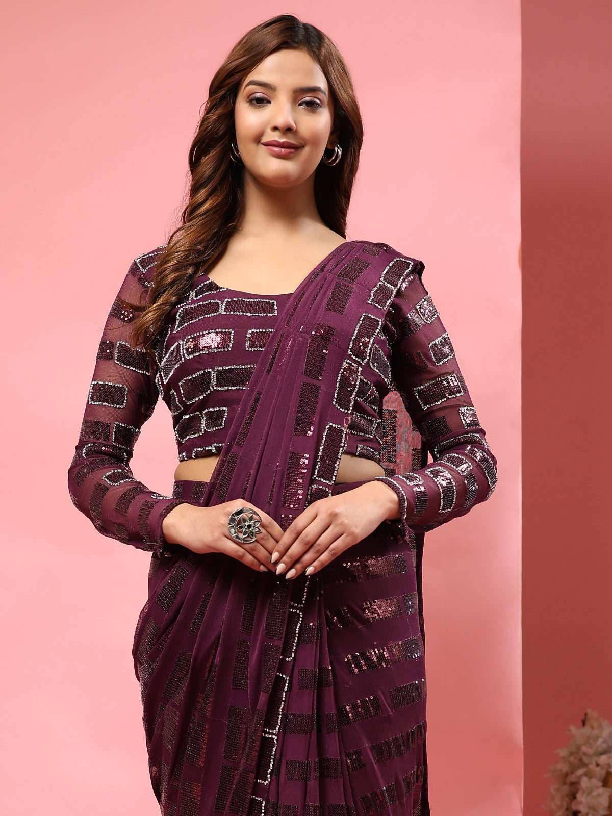 wedding wear designer saree