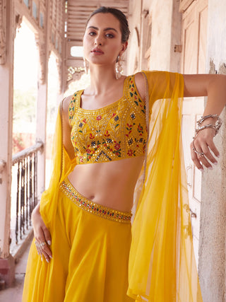 Yellow salwar Suit for haldi
