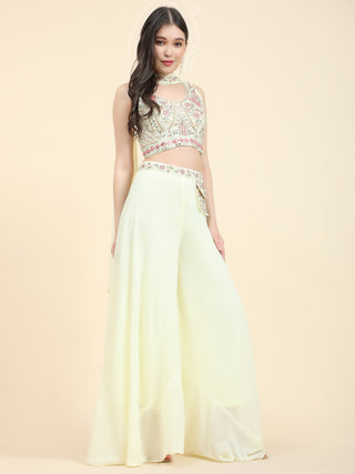 ready to wear crop top set for party