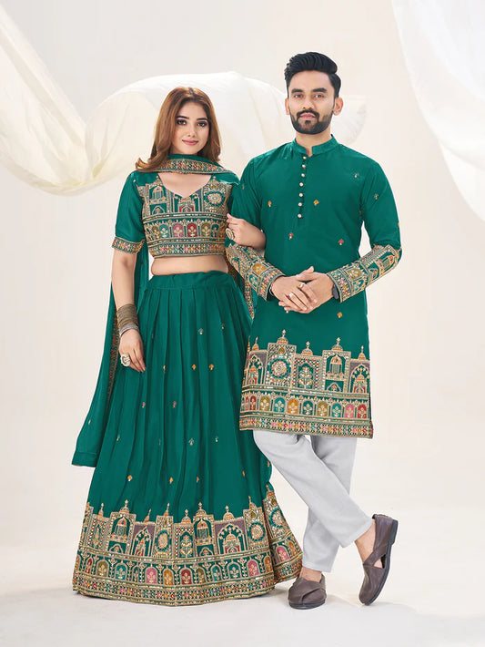 Turquoise blue Dress For Wedding
