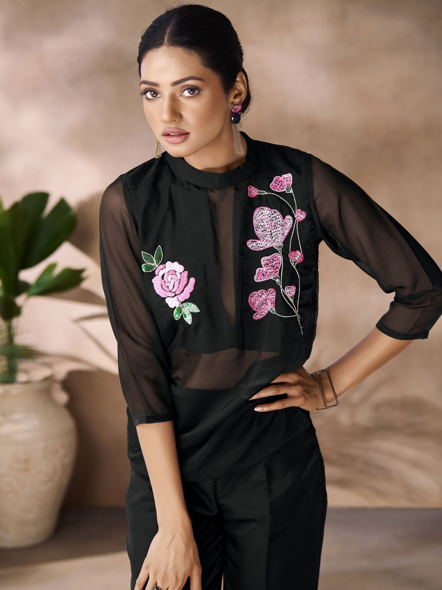 Black color co ord set price
