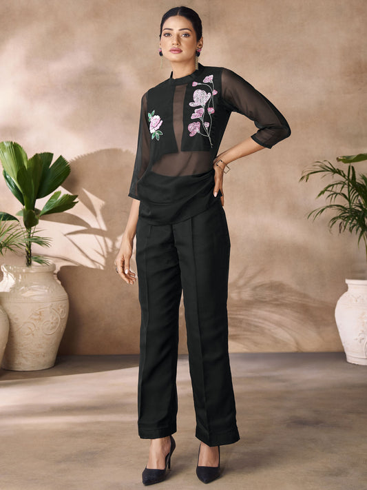 Black co ord Set party wear
