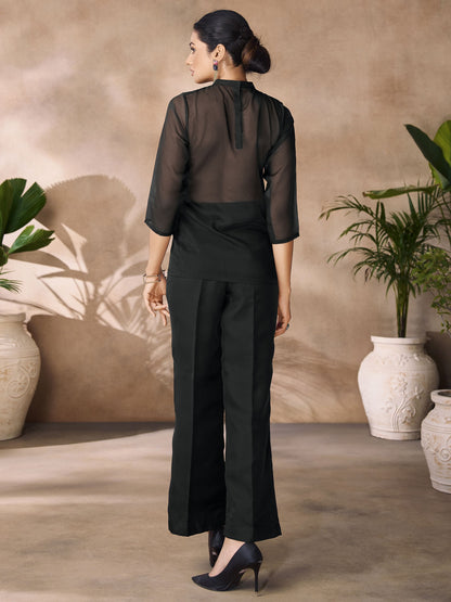 Black color co ord set online shopping