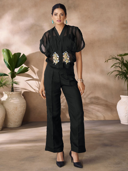 Black co ord Set party wear
