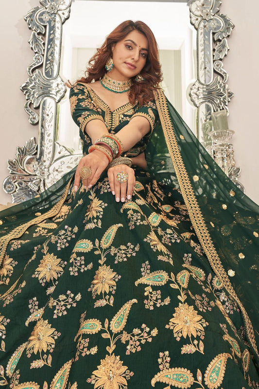 Designer Georgette Lehenga