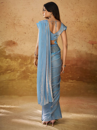 Organza saree for party wear