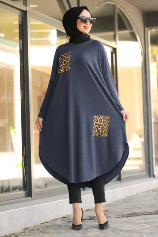 Dark grey kaftan dress