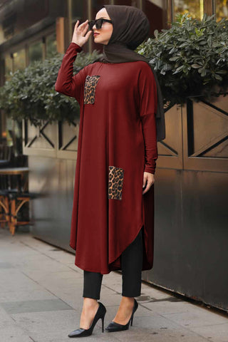 Maroon kaftan for ocassion