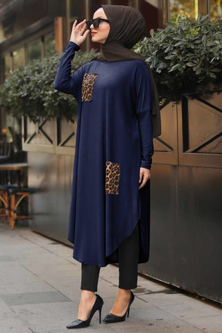 navy kaftan beach cover up