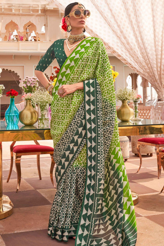 Pista color silk saree for women price
