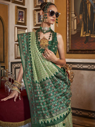 Green Saree for Wedding
