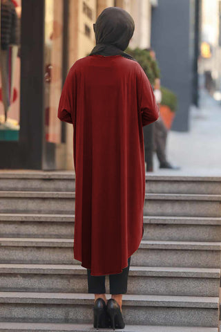 maroon kaftan dress