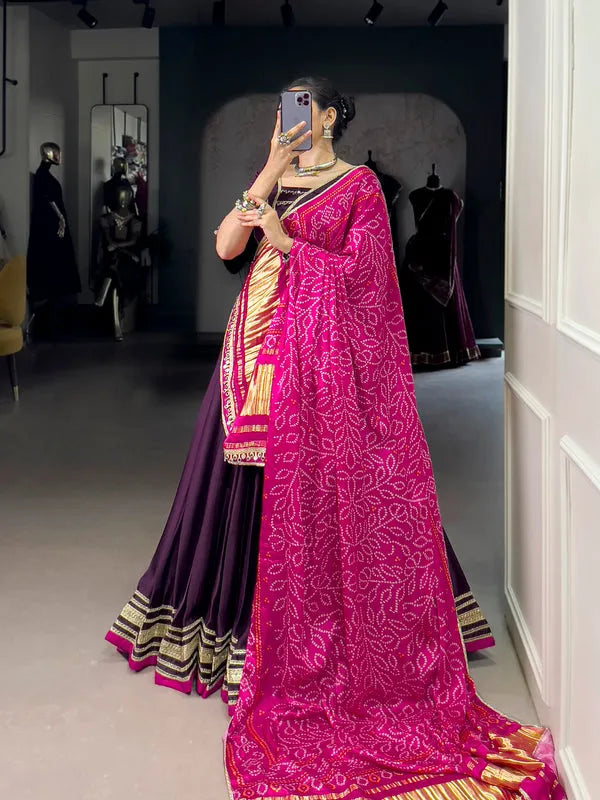 Purple Lehenga Choli
